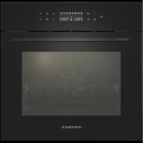 Электрический духовой шкаф Meferi MEO6010BK MATT ULTRA