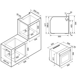 Электрический духовой шкаф Krona Onore 60 WH G2