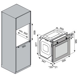 Электрический духовой шкаф Kuppersberg HF 603 BX