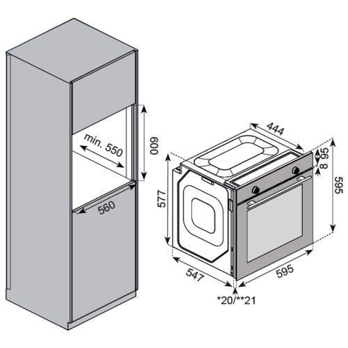 Электрический духовой шкаф Kuppersberg HF 603 BX