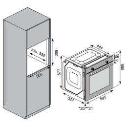 Электрический духовой шкаф Kuppersberg HF 607 W