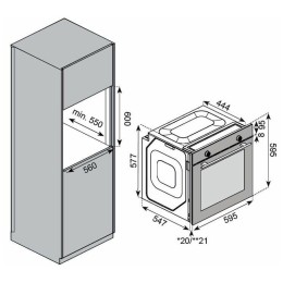 Электрический духовой шкаф Kuppersberg HF 608 W