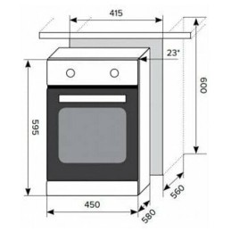 Электрический духовой шкаф Evelux EO 420 PB
