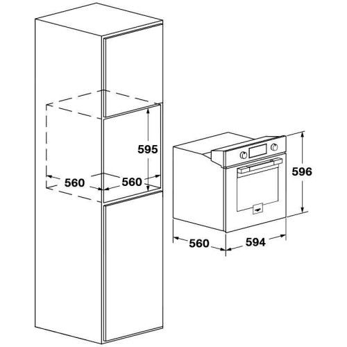 Электрический духовой шкаф Fulgor Milano FCLO 6215 TEM BK