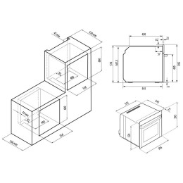 Электрический духовой шкаф Krona Essenza 60 S