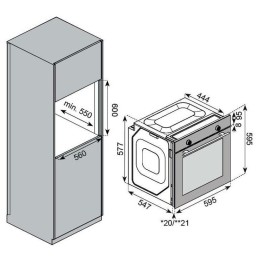 Электрический духовой шкаф Kuppersberg HF 610 GR