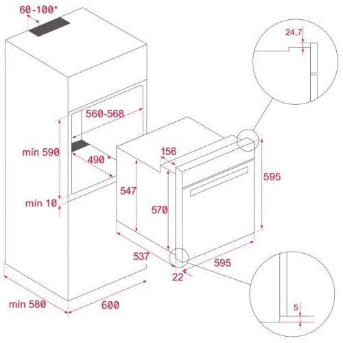 Электрический духовой шкаф Teka HLB 850 STAINLESS STEEL