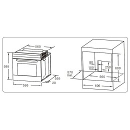 Электрический духовой шкаф Evelux EO 620 I