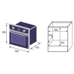Электрический духовой шкаф Zigmund Shtain E 151 W