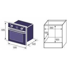 Электрический духовой шкаф Zigmund Shtain E 153 B