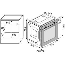 Электрический духовой шкаф Zigmund Shtain E 157 B