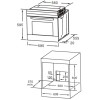 Газовый духовой шкаф MAUNFELD MOGM703W
