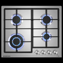Газовая варочная панель MEFERI MGH604IX LIGHT