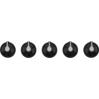 Набор ручек для варочных поверхностей Smeg  Linea 5MP1GOGB3