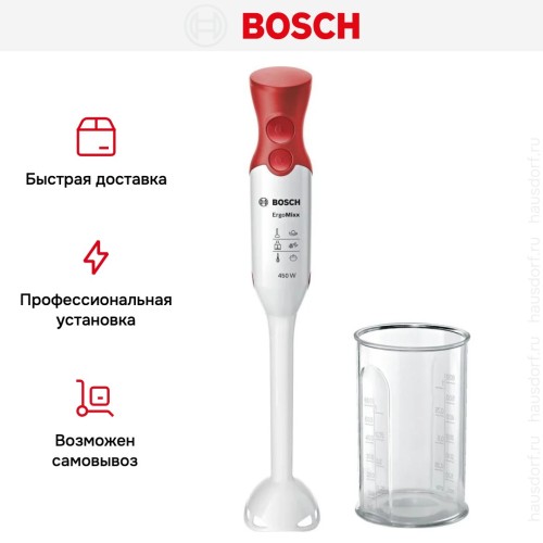 Блендер Bosch MSM64010 белый / красный