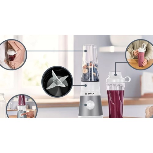 Блендер Bosch MMB2111T нержавеющая сталь