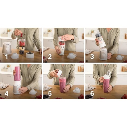 Блендер Bosch MMB2111T нержавеющая сталь