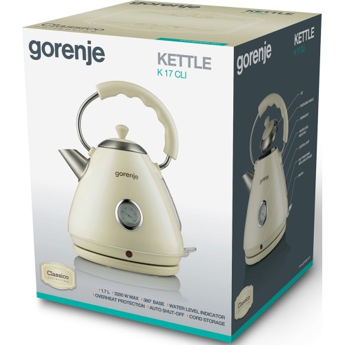 Чайник Gorenje K 17 CLI