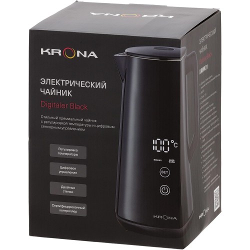Чайник KRONA Digitaler Black КА-00007485