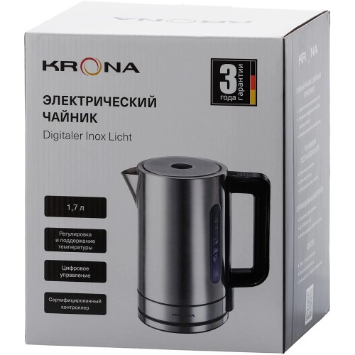 Чайник KRONA Digitaler Inox Licht КА-00008504