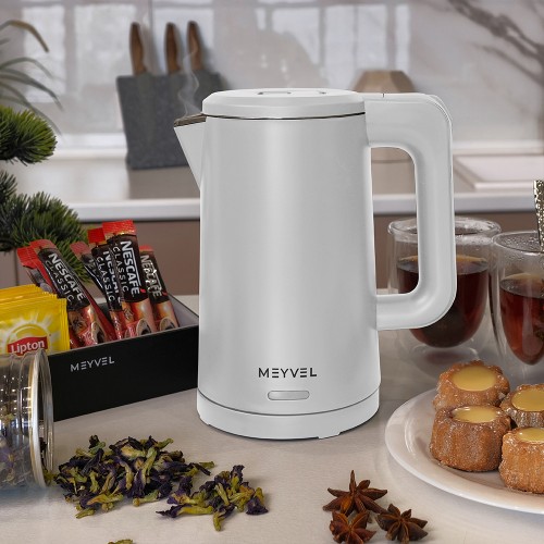 Электрический чайник Meyvel MKE-03T (White)