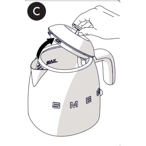 Чайник Smeg KLF05BLEU