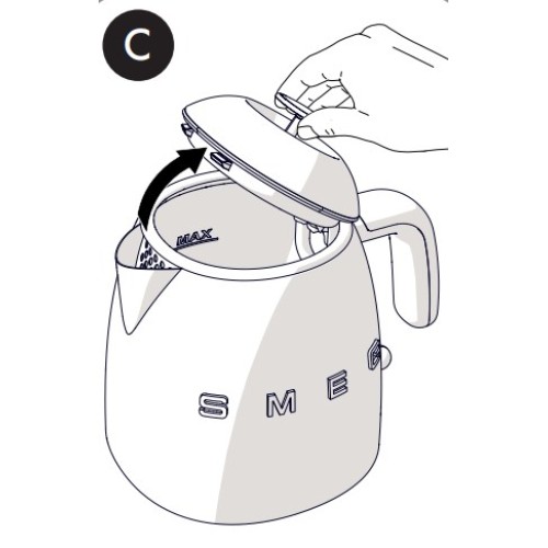 Чайник Smeg KLF05PKEU