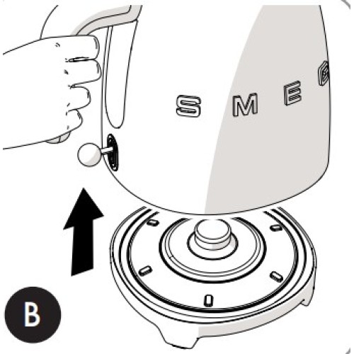 Чайник Smeg KLF05PKEU