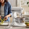 Миксер профессиональный KitchenAid Heavy Duty 5KSM55SXXEWH