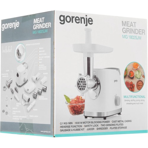 Мясорубка Gorenje MG1802SJW
