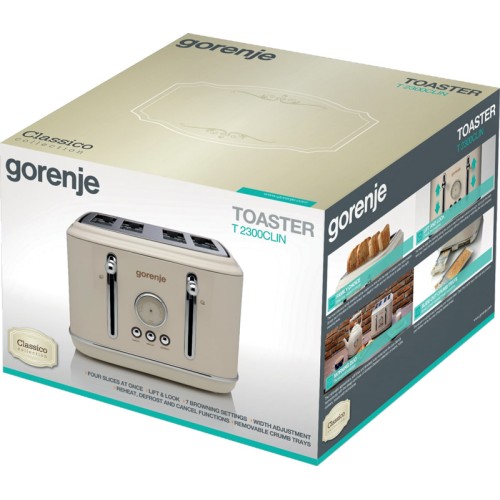 Тостер Gorenje T2300CLIN купить в Москве и Санкт-Петербурге