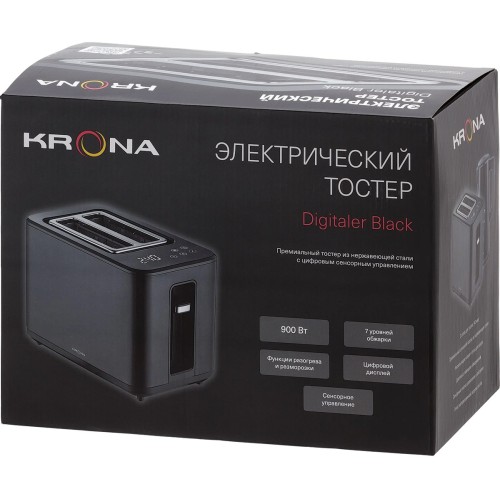 Тостер KRONA Digitaler Black КА-00007500