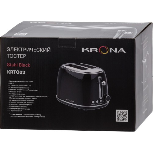 Тостер KRONA Stahl Black КА-00007501