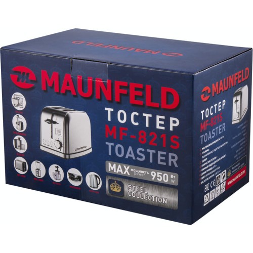 Тостер Maunfeld MF-821S