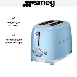 Тостер Smeg TSF01PBEU