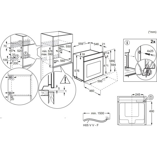 Духовой шкаф AEG OS6PB631AB