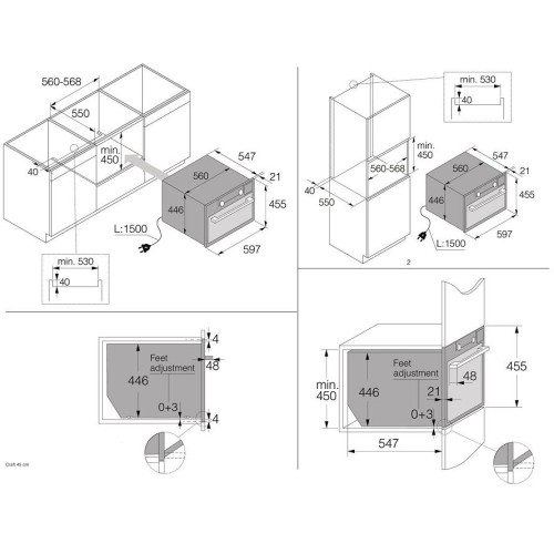 Комбинированный духовой шкаф Asko OCSM8487A1