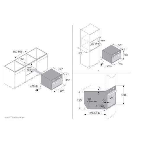 Комбинированный духовой шкаф Asko OCSM8487S