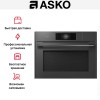 Комбинированный духовой шкаф Asko OCSM8478GG