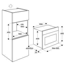Духовой шкаф Bertazzoni F457MODVTX