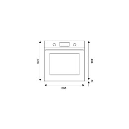 Духовой шкаф Bertazzoni F6011HERVPTNE/23