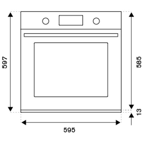 Духовой шкаф с функцией пара Bertazzoni F6011HERVPTNE