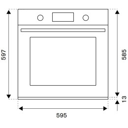 Духовой шкаф Bertazzoni F6011MODPTC/23