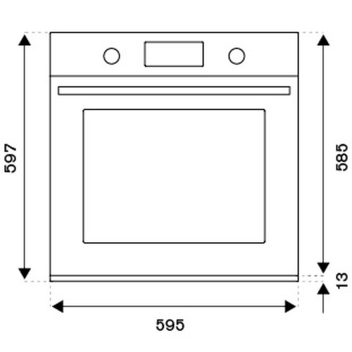 Духовой шкаф Bertazzoni F6011MODVPTN