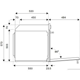 Духовой шкаф Bertazzoni F6011PROPTN/23