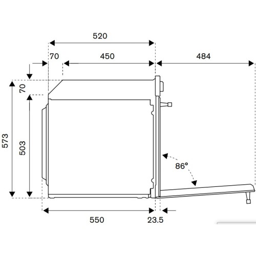 Духовой шкаф Bertazzoni F6011PROPTN/23