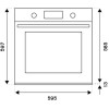 Духовой шкаф Bertazzoni F609PROESX