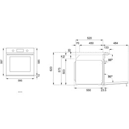Духовой шкаф с паром Bertazzoni F6011MODVPTN/23