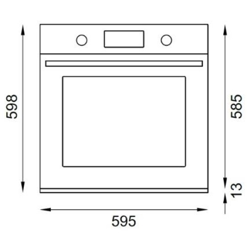 Духовой шкаф с паром Bertazzoni FMOD6117VTB1