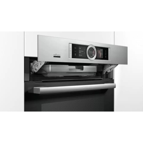 Встраиваемый духовой шкаф-пароварка BOSCH HSG636XS6